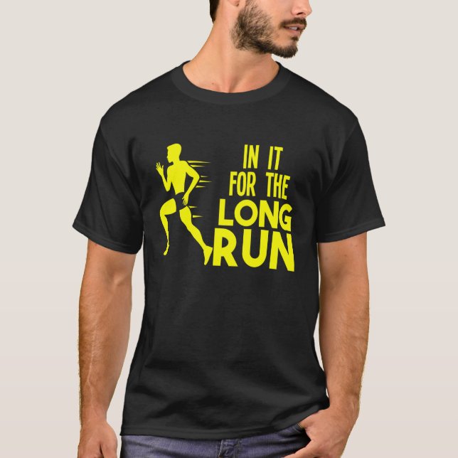 In ihm für den langjährigen Marathonläufer Qu T-Shirt (Vorderseite)