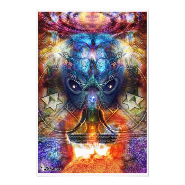 In ihrem eigenen Bild Fotodruck (Vorne)