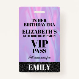 In ihrem Geburtstag VIP PASS Custom Party Lanyard Ausweis