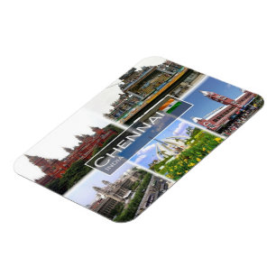 IN Indien - Chennai Madras - Magnet