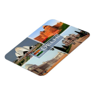 IN Indien - Delhi - Indian President House - Magnet