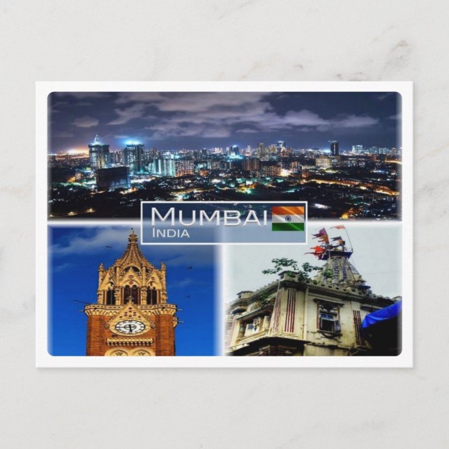 IN Indien - Mumbai Bombay - Postkarte (Vorderseite)