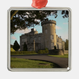 In Irland Eingang zum Schloss Dromoland Silbernes Ornament