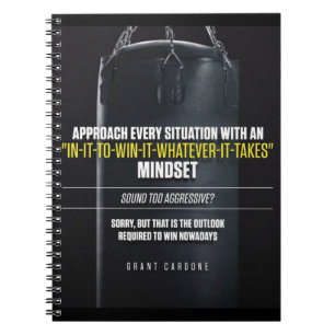 In it to win it Mindset - Workout Motivierend Notizblock