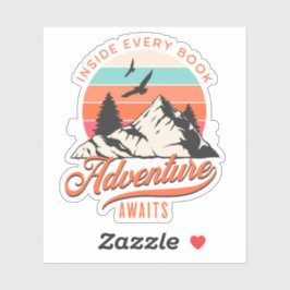 In jedem Buchabenteuer erwartet Sie ein Sticker