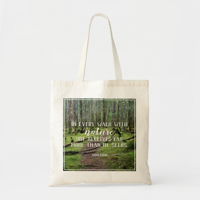 In jedem Weg mit Natur-Taschen-Tasche Tragetasche (Vorne)