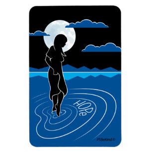 In jener tiefen Reflexion_4"x6" Flexmagnet Magnet