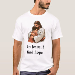 In Jesus finde ich Hoffnung Luxus-T - Shirt