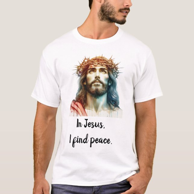 In Jesus finde ich Peace Royal Luxury T - Shirt (Vorderseite)