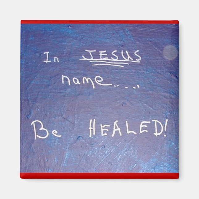 in Jesus name - 1118 Magnet (Vorne)