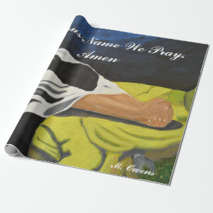 In Jesus Name beten wir Wrapping Paper Geschenkpapier