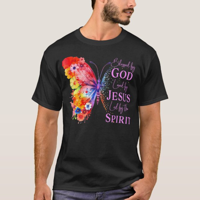 In Jesus Name spiele ich Gitarre Christliche Band  T-Shirt (Vorderseite)
