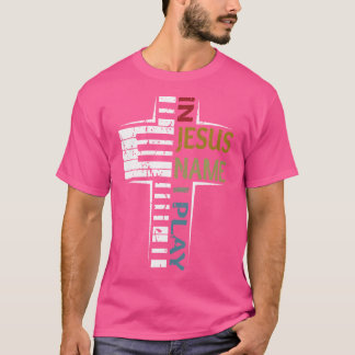 In Jesus Name spiele ich Klavier Vintages Sprichwo T-Shirt