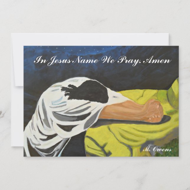 In Jesus Name wir beten Einladungen (Vorderseite)