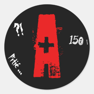 In jüngster Zeit Runder Aufkleber