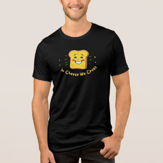 In Käse Crust - Niedlich Toast Puff Design Tri-Blend Shirt