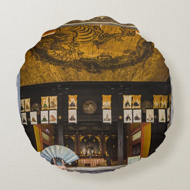 In Konchi-In-Tempel, Kyoto Rundes Kissen (Rückseite)