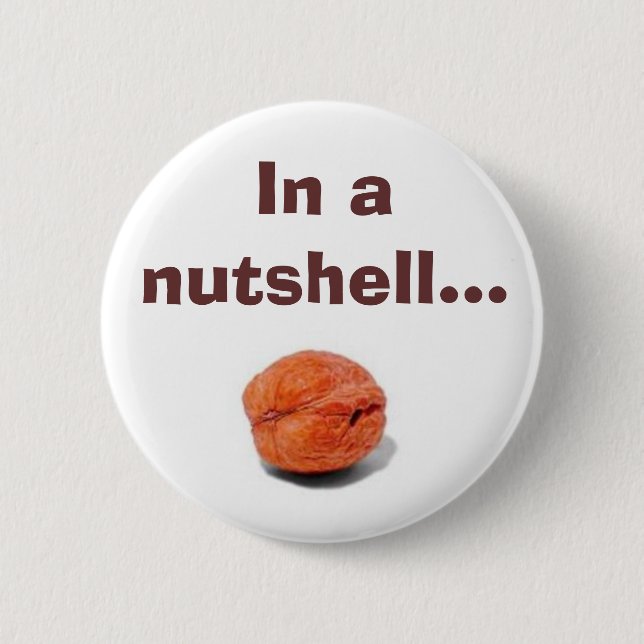 In kurzen Worten… Button (Vorderseite)