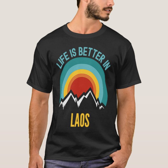 in Laos T-Shirt (Vorderseite)