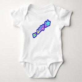 "In lebender Farbe" Buchstabe Graphic Baby Strampler