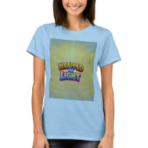 In Licht gehülltes T-Shirt