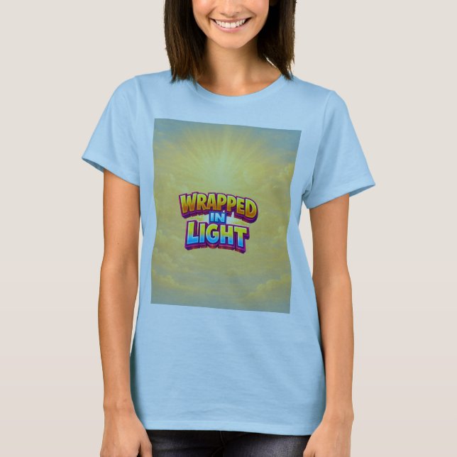 In Licht gehülltes T-Shirt (Vorderseite)
