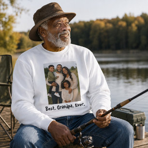 In Liebe Eingehüllt: Best Grandpa Ever Foto Sweatshirt