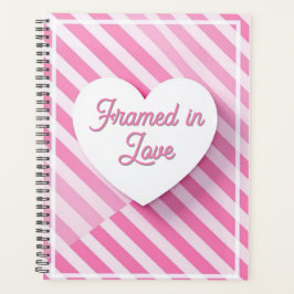 In Liebe gerahmt Planer