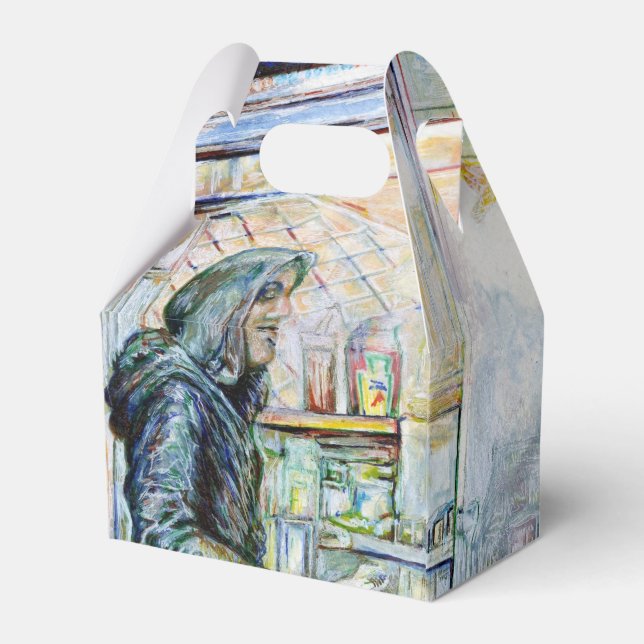 In Liebe mit Ärger und in Schwierigkeiten mit der  Geschenkschachtel (Rückseite)