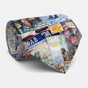 In Liebe mit Ärger und in Schwierigkeiten mit der  Krawatte