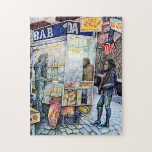 In Liebe mit Ärger und in Schwierigkeiten mit der  Puzzle