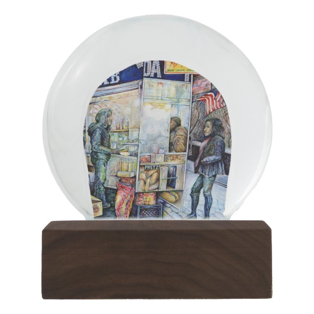 In Liebe mit Ärger und in Schwierigkeiten mit der  Schneekugel (Vorderseite)