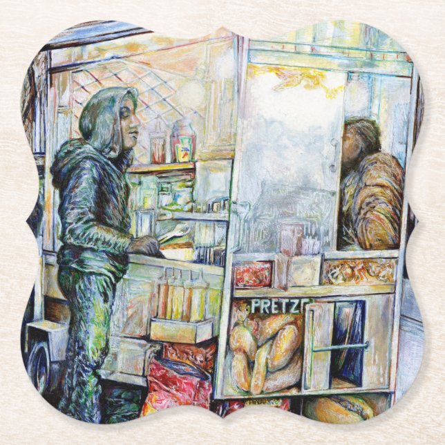 In Liebe mit Ärger und in Schwierigkeiten mit der  Untersetzer (Vorderseite)