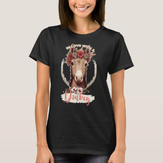 In Liebe mit einem Tierzuchtbetrieb im Donkey T-Shirt