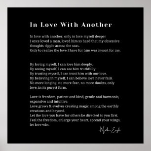 In Liebe mit einer anderen Liebe Poster Wand Kunst