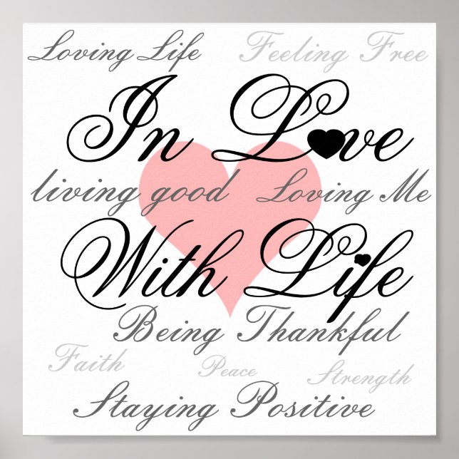 In Liebe mit Life Poster (Vorne)