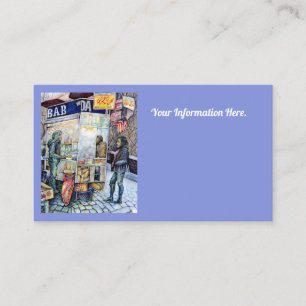 in Liebe mit Schwierigkeiten und in Schwierigkeite Visitenkarte