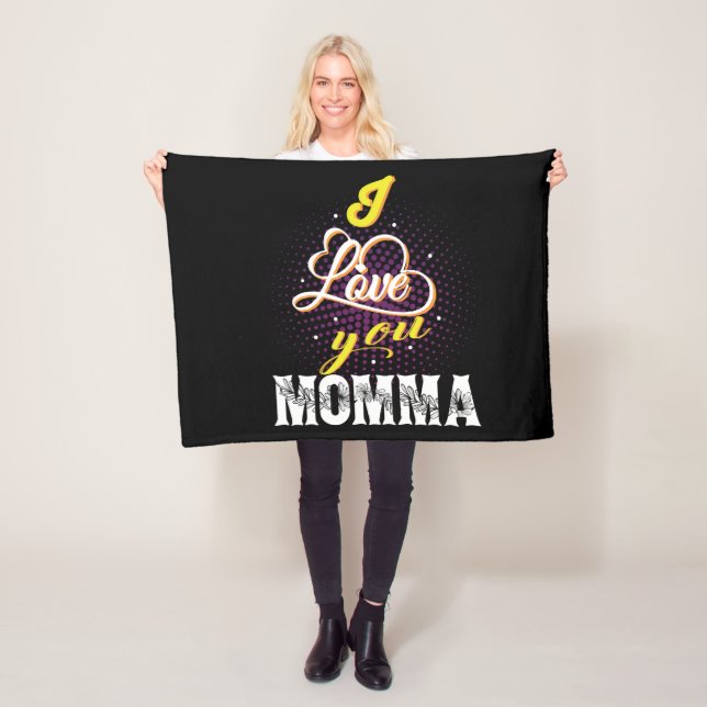 In Liebe momma Fleecedecke (Beispiel)