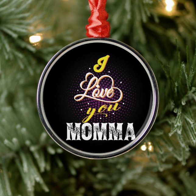 In Liebe momma Ornament Aus Metall (Baum)