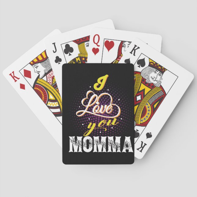 In Liebe momma Spielkarten (Rückseite)