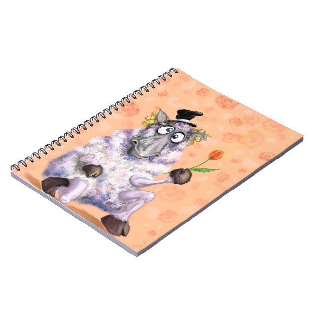 In Liebe Ram - Gentleman - Funny Notizblock (Linke Seite)