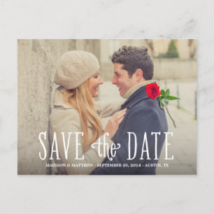In Liebe   Save the Date Postkarte