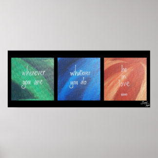 in Liebe sein Poster