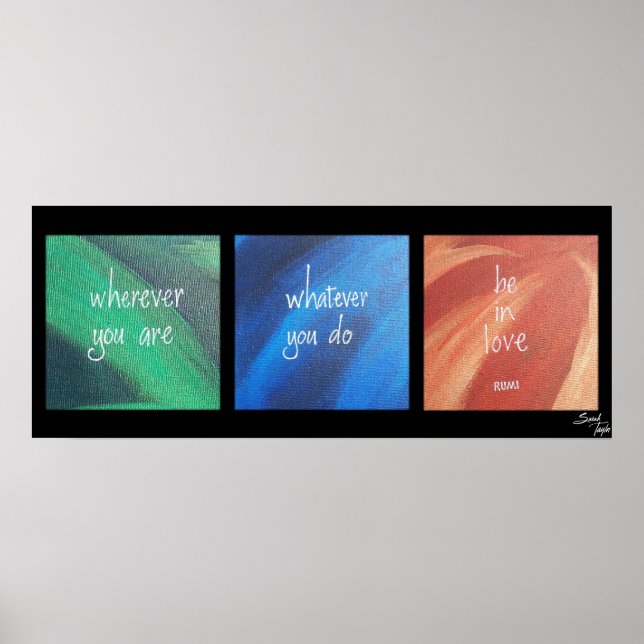 in Liebe sein Poster (Vorne)