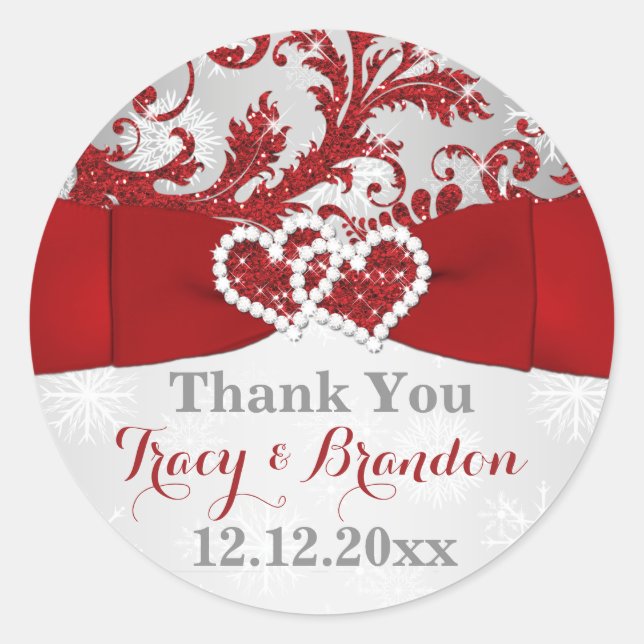 In Liebe ummantelt mit Herz-Hochzeitsticker 2 Runder Aufkleber (Vorderseite)