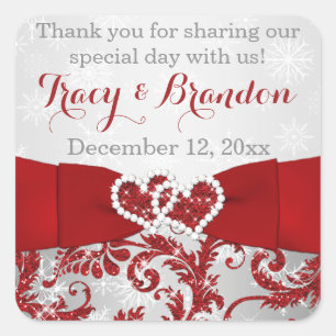 In Liebe ummantelte Hearts Wedding Sticker 3