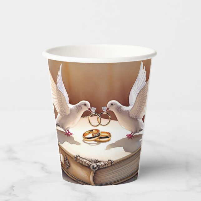 In Liebe vereint Pappbecher (Vorderseite)