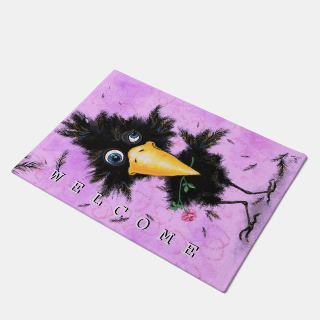 In Liebe Zeile - Willkommen Fußmatte (Schrägansicht)