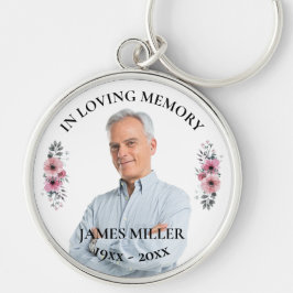In liebender Erinnerung. Personalisieren des Foto- Schlüsselanhänger