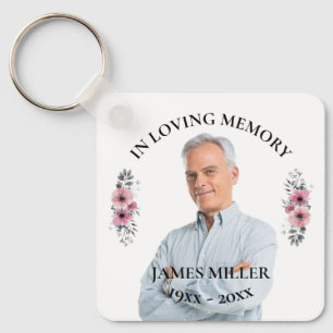 In liebender Erinnerung. Personalisieren des Foto- Schlüsselanhänger
